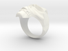 Skull Ring size 14 3d printed 