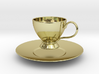 1/6 scale Tea Cup & saucer 3d printed 