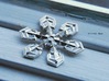 Snowflake Pendant (1.7" tip to tip) 3d printed 