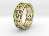 Simple Fractal Ring 3d printed 