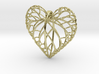 Viola leaf heart 3d printed 