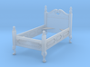 1:48 Queen Anne Twin Bed 3d printed 
