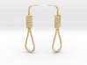 Halloween Hanging Rope Earrings 3d printed 