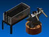 Blacksmith toolset 1:12 / Smederij set 1:12 3d printed 