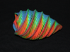 Mathematical Mollusca - Medium Rainbow Conch 3d printed 