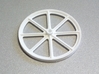F3P Single motor contra - Main Friction Ring 3d printed Actual part printed in white strong and flexible.