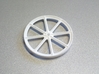 F3P Single motor contra - Main Friction Ring 3d printed Actual part printed in white strong and flexible.