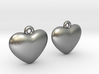 Heart Earrings 3d printed 