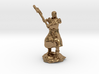 Human Fighter Noblewoman with Greataxe & Chainmail 3d printed 