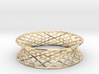 Hyperboloid Doubly-Ruled Structure Bracelet 3d printed 