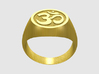 Om Symbol ring 3d printed 
