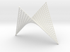 Hyperbolic-Paraboloid Doubly-Ruled Surface Structu 3d printed 