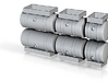 1/87th HO Scale ‘Builders pack’ Round Fuel Tanks s 3d printed 