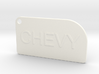 Chevy key chain 3d printed 