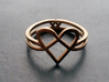 Woven Heart collection: ring 3d printed 
