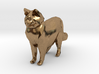 Ragdoll Kitty Toy Charm by Cindi (Copyright 2015) 3d printed Raw Brass