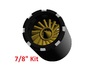 7/8" Turbine Kit 2/3 - Black ring 3d printed 