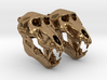 Baboon skull with open jaw - Earring Pair (2) 3d printed 