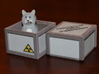 Schrödinger's Cat and Box 3d printed Dead in Box