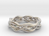 'Swoop' Braid Ring, size 8.25 3d printed 