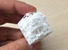 Koch Rhombododecahedron 3d printed White Strong & Flexible