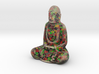 Textured Buddha: fiesta inlay. 3d printed 