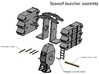 Seawolf Launcher kit x 2 - 1/96 3d printed 
