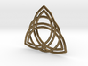 Double Triquetra with Ring 3d printed 