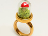 Glass Dome Ring Size 7 3d printed make your own terrarium!