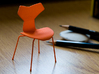 Grand Prix Style Stacking Chair 1/12 Scale 3d printed 