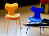 Grand Prix Style Stacking Chair 1/12 Scale 3d printed 