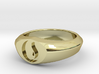 MTG Island Mana Ring (Size 12) 3d printed 