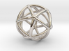 0074 Stereographic Polyhedra - Icosahedron 3d printed 