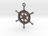 Ship Wheel Pendant 3d printed 