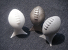 Fantasy Football League Trophy 3d printed Stainless Steel, Metallic Plastic & White Strong
