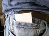 Ultra Slim Ring Box with Sliding Ring Feature 3d printed Ring box easily tucks away into jeans pocket.