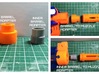 Nerf barrel to muzzle adapter 3d printed 