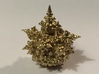 Amazing Fractal Bulb - mini 3d printed Raw Brass