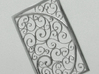Silver Filigree Rectangle Pendant 3d printed 