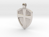Cross & Shield pendant 3d printed 