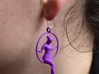 earrings "Hoop girl 2" 3d printed 