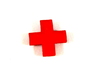 Medical Plus Sign, Heal Token for Flash Point 3d printed Top VIew in Red Strong & Flexible