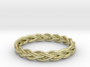 Ring of braided rope - size 8 3d printed 
