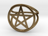 Pentacle ring (customize) 3d printed 