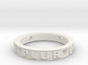 Plur Ring - Size 8 3d printed 