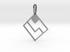 Tetromino Pendant - Diamond 3d printed 