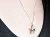 Star Pendant Necklace (JN0149_STRPD) 3d printed polished silver