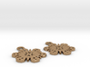 Small Snowflake Earrings 3d printed 