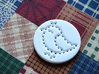 Sew-in Bird Button 3cm 3d printed 