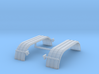 1/64th UFS Tandem Fenders ribbed curved 3d printed 